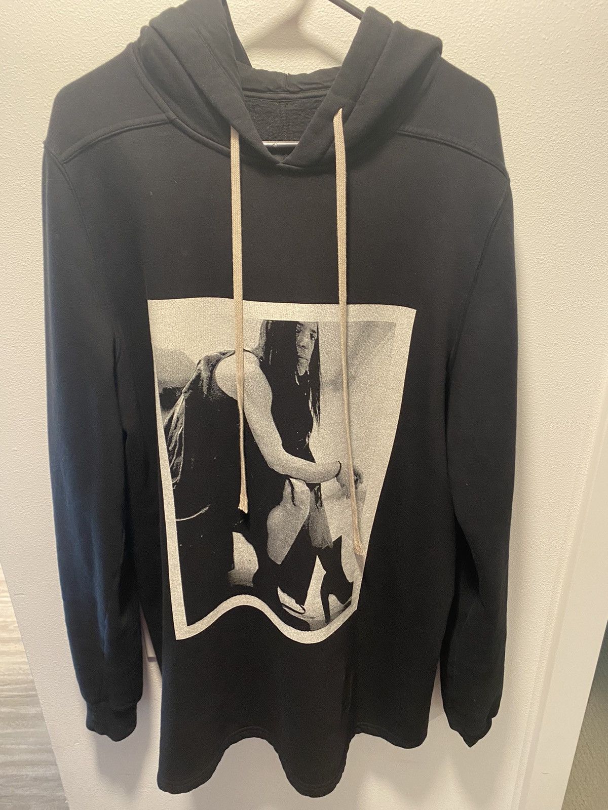 Rick Owens Drkshdw Rick Owens DRKSHDW Graphic Hoodie Size US XL / EU 56 / 4 - 1 Thumbnail