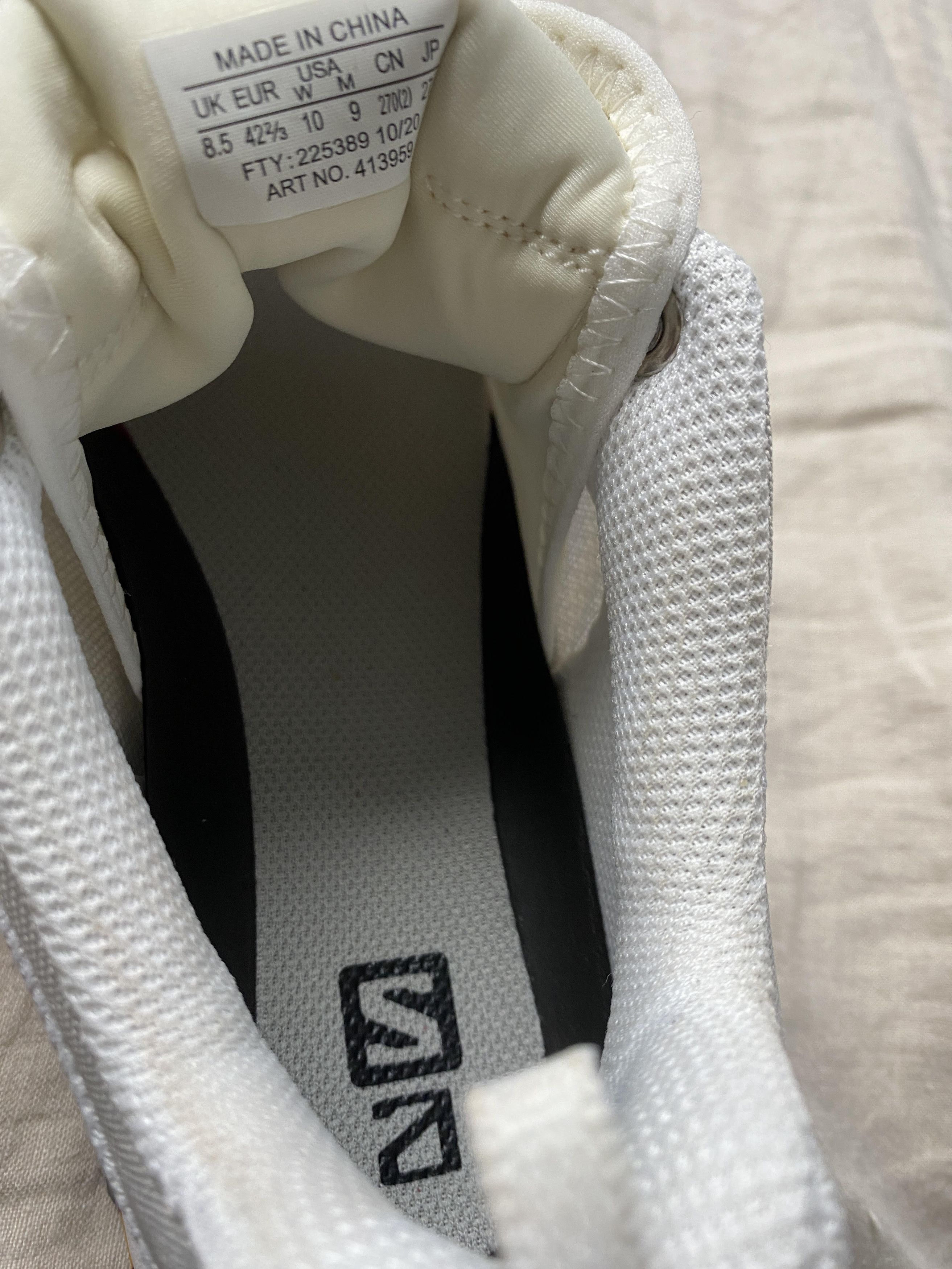 Salomon XA-Pro Fusion Advanced Classic WHITE, BLACK & PLUM CASPIA Size US 9 / EU 42 - 8 Thumbnail