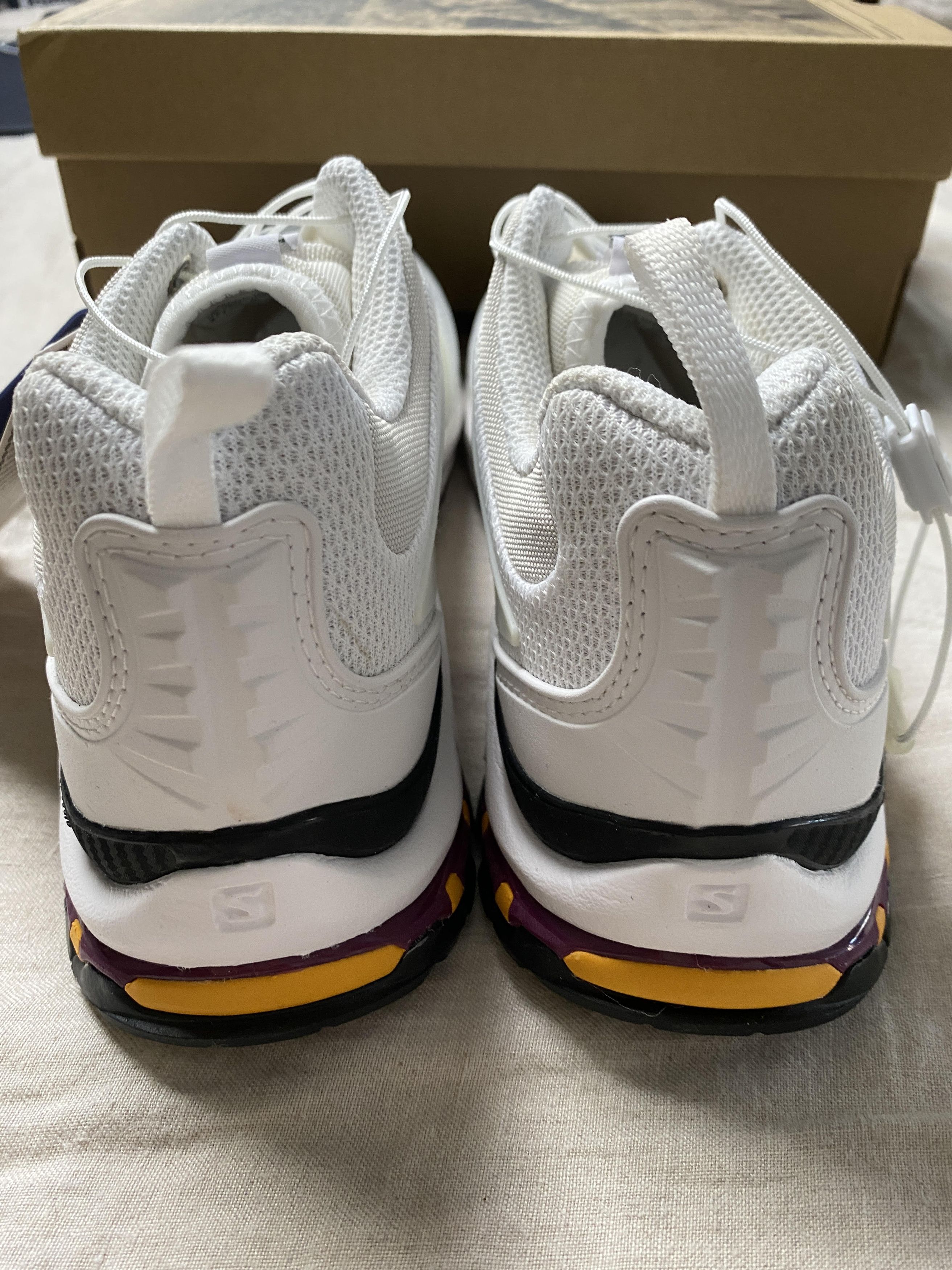 Salomon XA-Pro Fusion Advanced Classic WHITE, BLACK & PLUM CASPIA Size US 9 / EU 42 - 10 Thumbnail