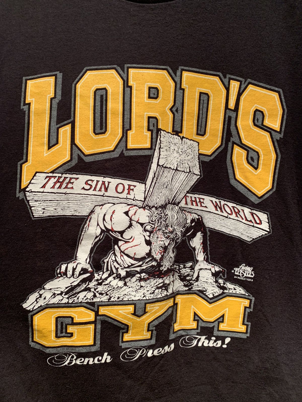 Other × Vintage *RARE* Vintage Lord’s Gym Living Epistles Jesus Christ Shirt Size US XXL / EU 58 / 5 - 3 Thumbnail