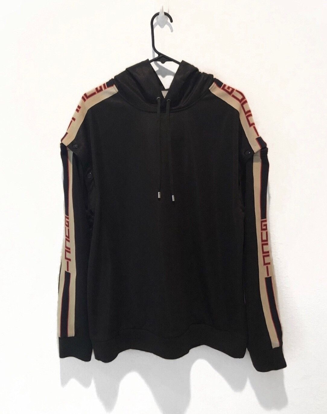 image of Gucci Technical Jersey Jacket in Black, Men's (Size XL)