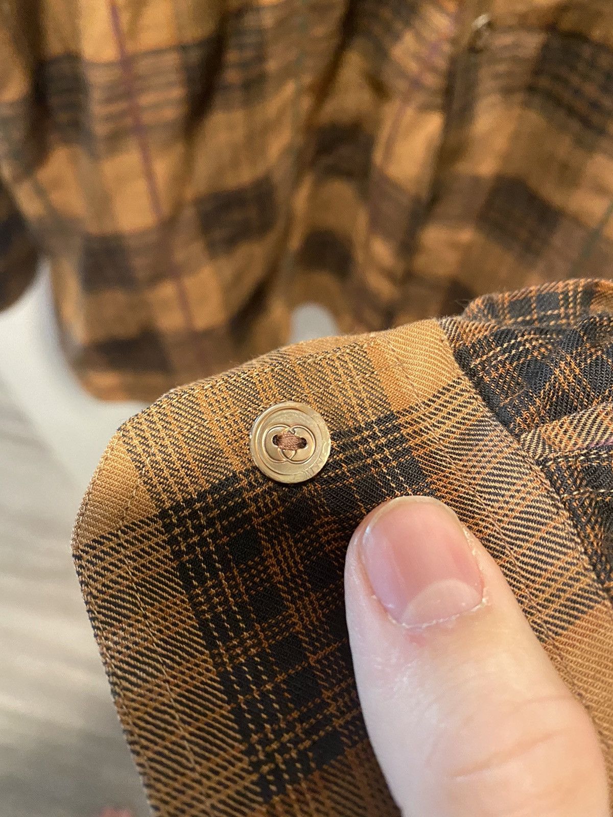 Gucci Vintage Gucci Flannel Size US XL / EU 56 / 4 - 4 Thumbnail