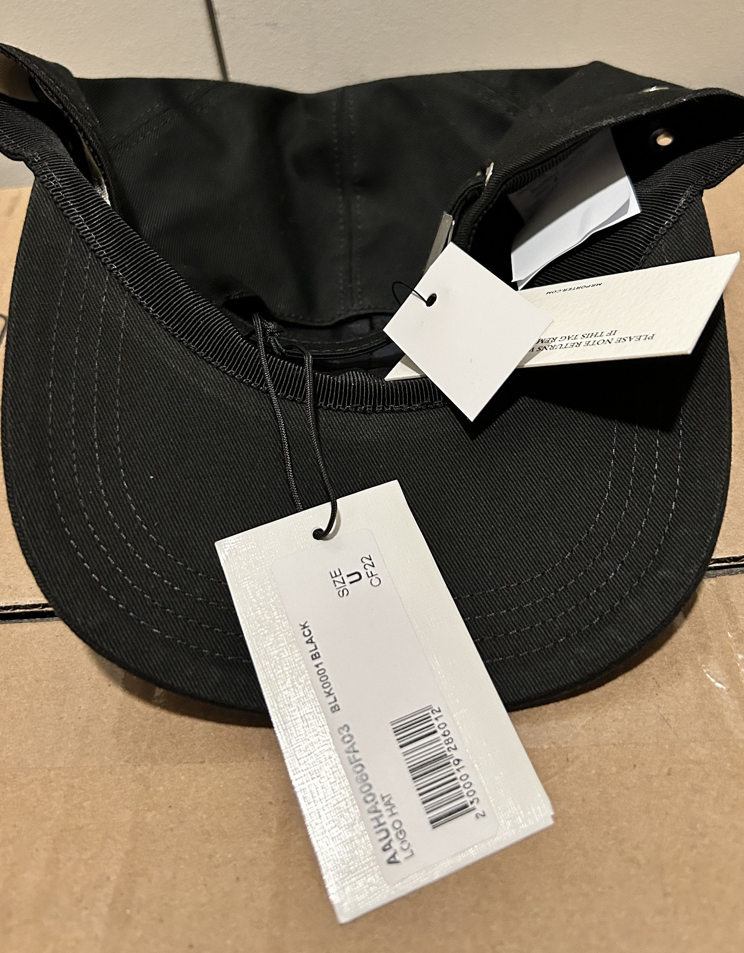 1017 ALYX 9SM 1017 ALYX 9SM embroidered logo baseball cap Black Size ONE SIZE - 2 Thumbnail