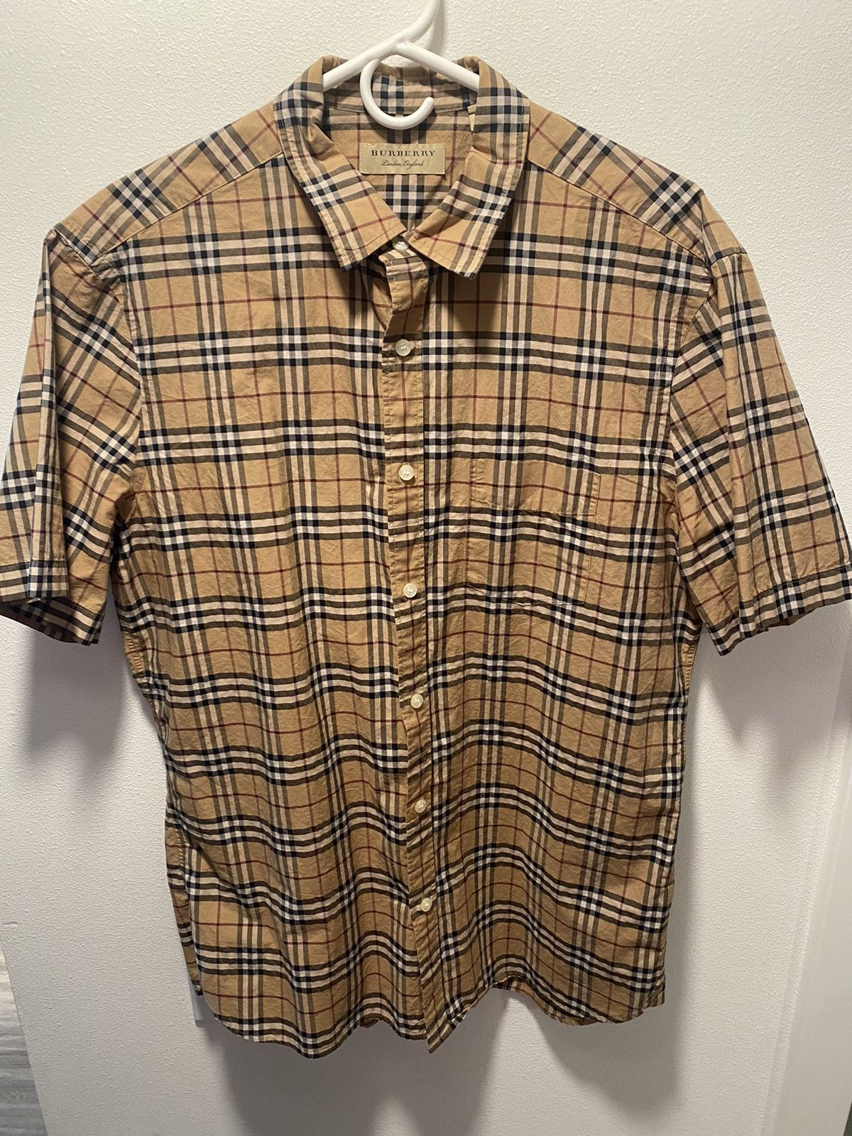 Burberry Burberry Button Up Polo Size US XL / EU 56 / 4 - 1 Thumbnail