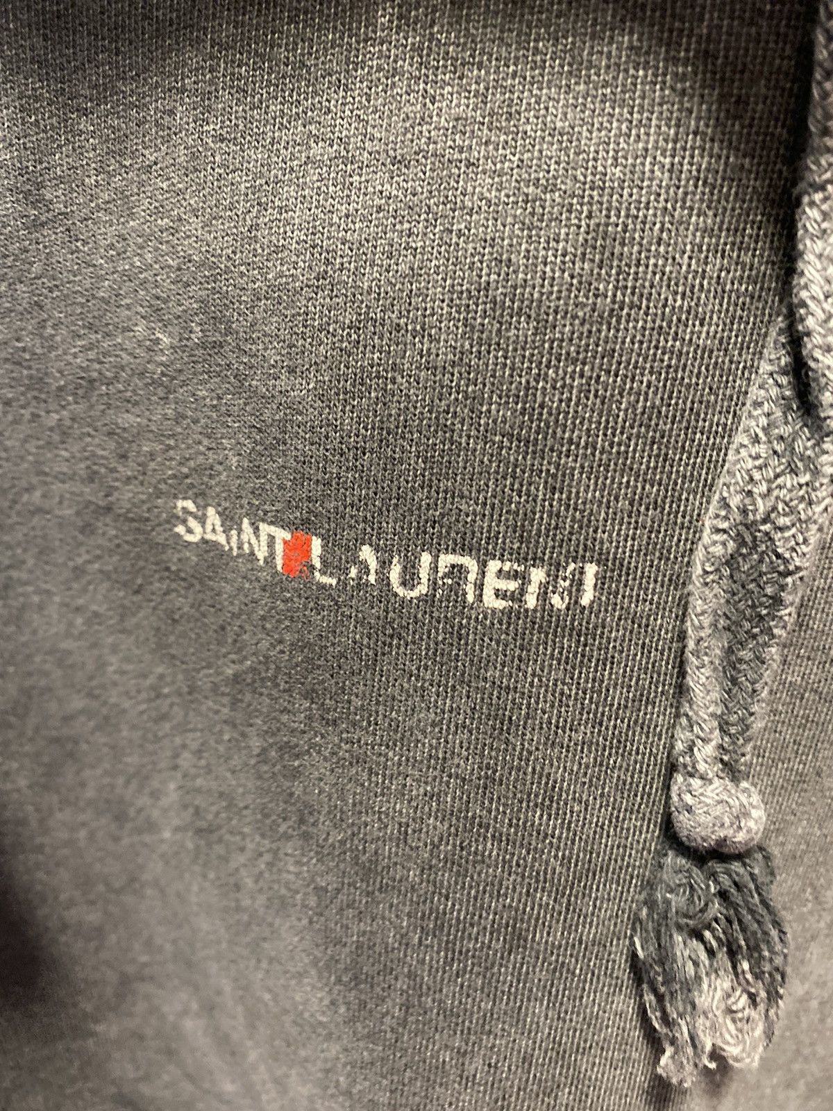 Saint Laurent Paris Saint Laurent Logo Hoodie Size US XL / EU 56 / 4 - 3 Thumbnail