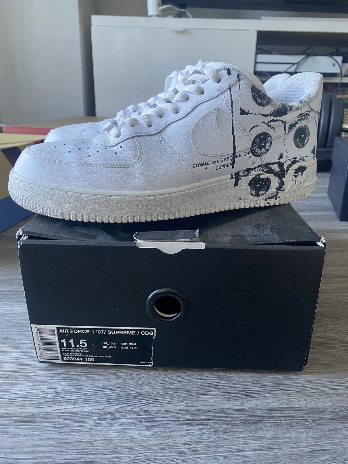 Comme des Garcons Nike Supreme Nike x CDG x Supreme Air Force 1 Grailed