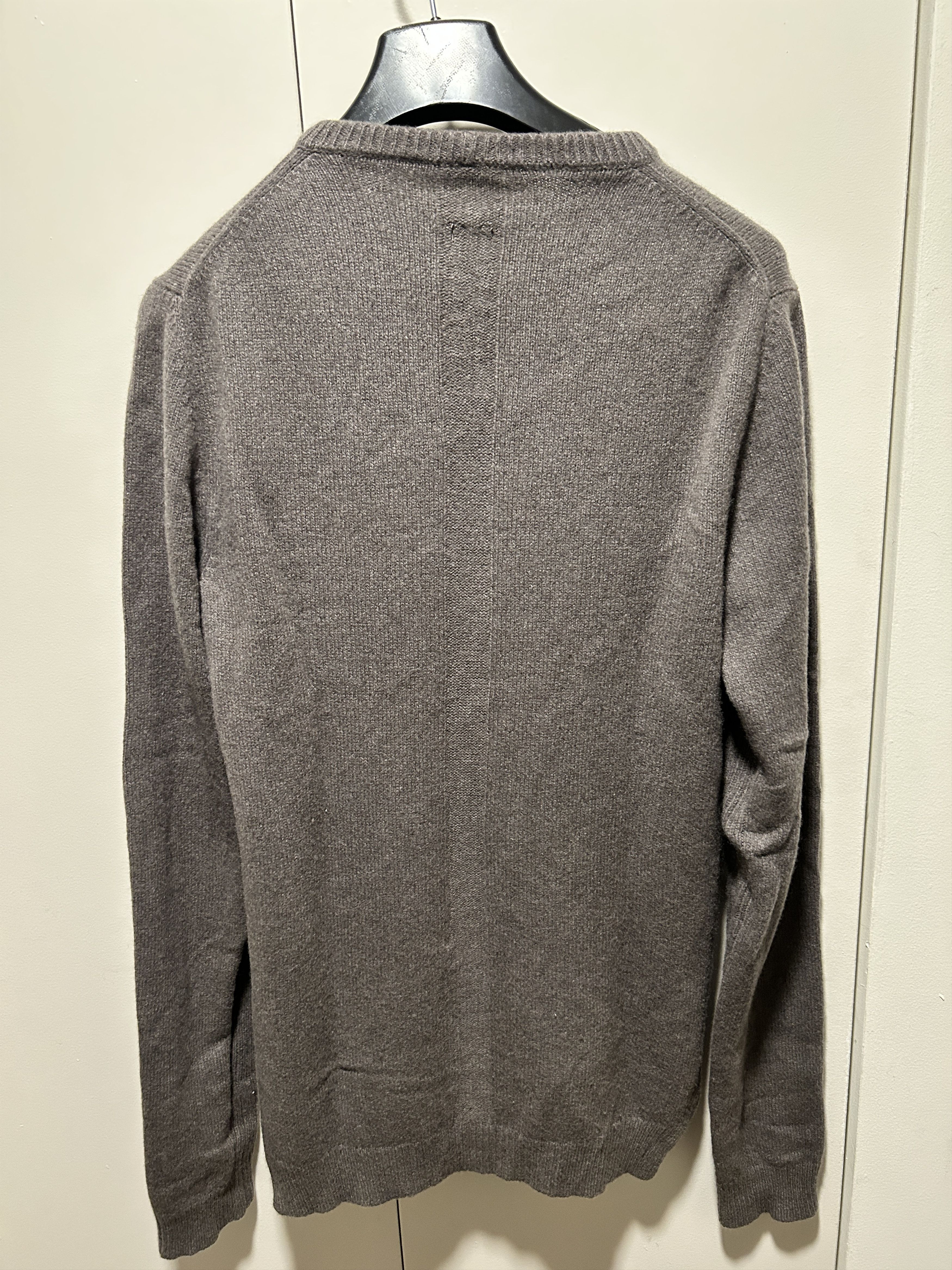 Rick Owens Rick Owens Men's Biker Round Neck Sweater (Dust) Size US M / EU 48-50 / 2 - 7 Thumbnail