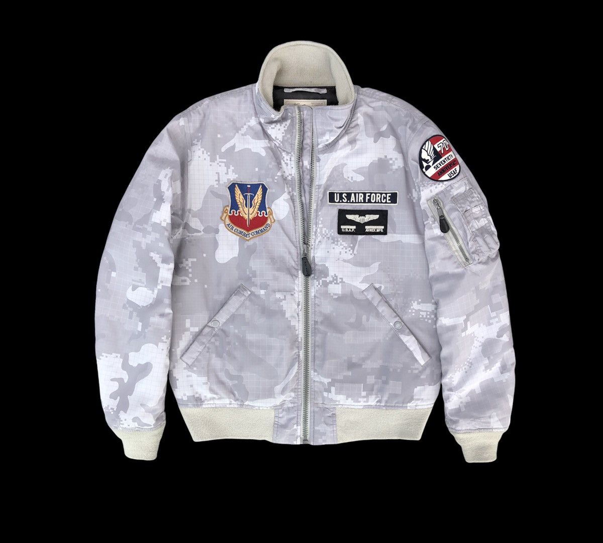 Avirex 🔥Avirex 6172140 U.S.A.F 70th Anniversary MA1- Bomber Jacket Size US XL / EU 56 / 4 - 5 Thumbnail