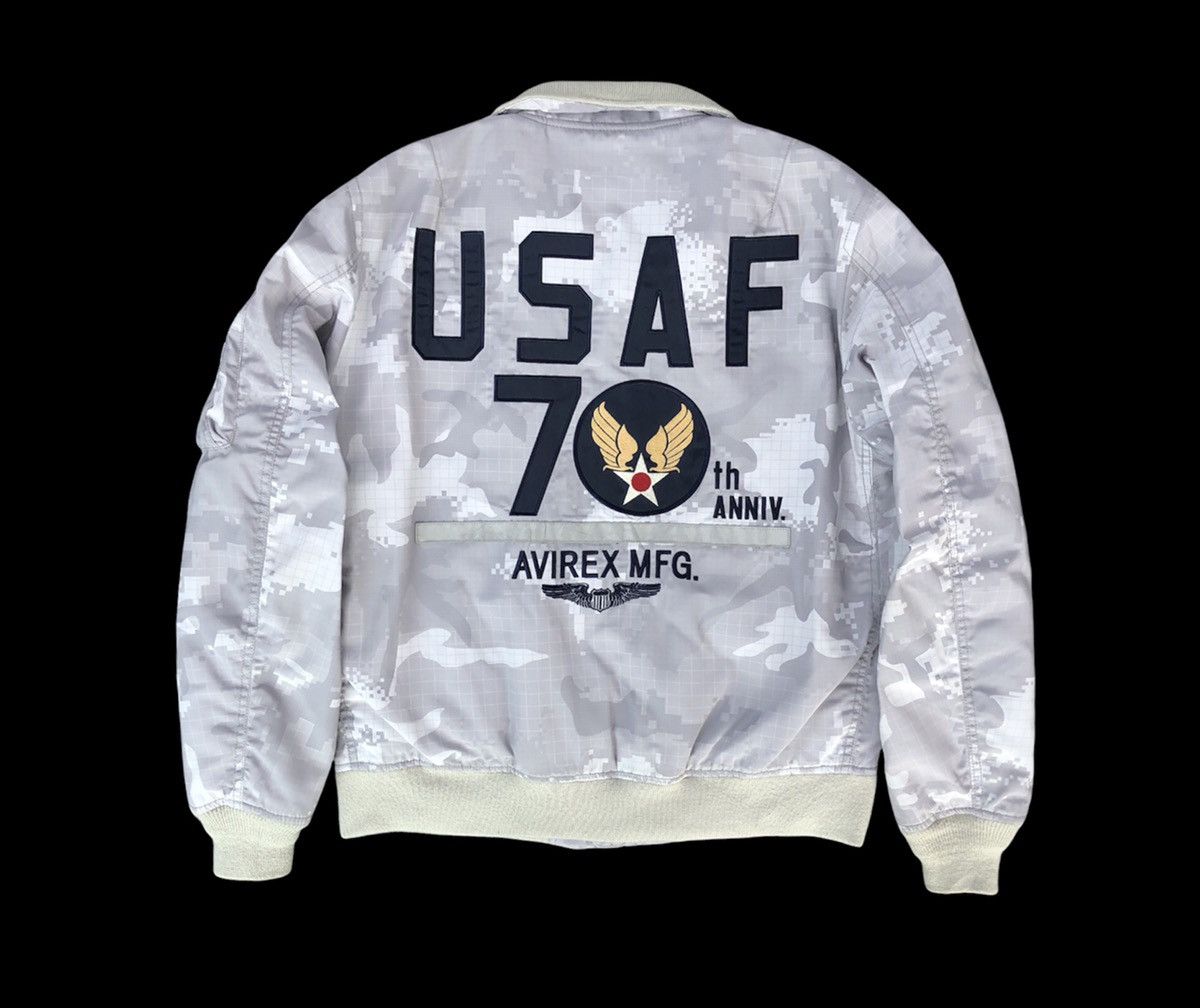 Avirex 🔥Avirex 6172140 U.S.A.F 70th Anniversary MA1- Bomber Jacket Size US XL / EU 56 / 4 - 9 Thumbnail
