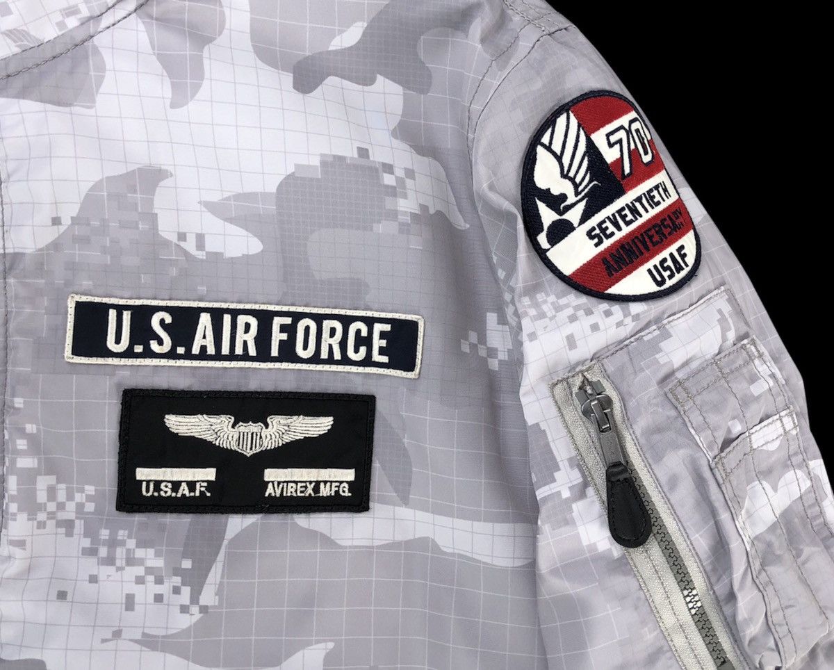 Avirex 🔥Avirex 6172140 U.S.A.F 70th Anniversary MA1- Bomber Jacket Size US XL / EU 56 / 4 - 6 Thumbnail