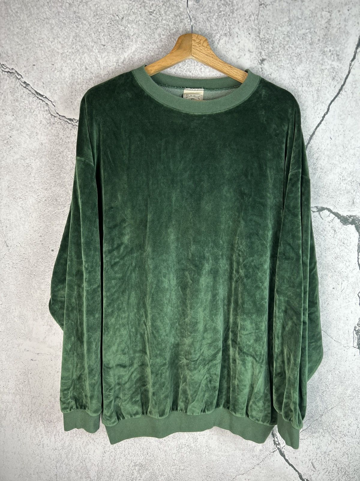 Japanese Brand Vintage Avant Garde velvet sweatshirt Size US XXL / EU 58 / 5 - 1 Thumbnail