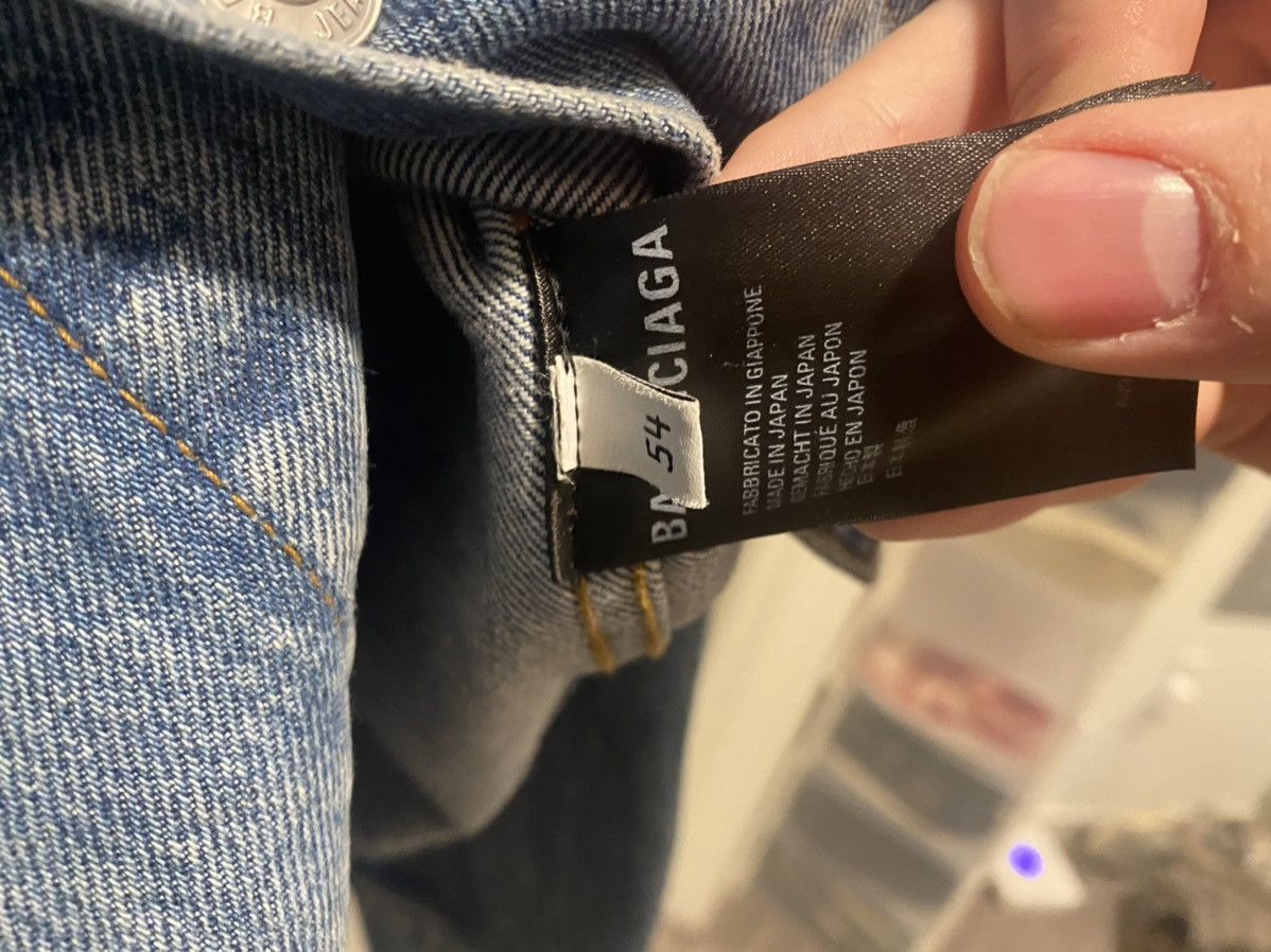 Balenciaga Balenciaga Denim Jacket Size US XL / EU 56 / 4 - 6 Thumbnail