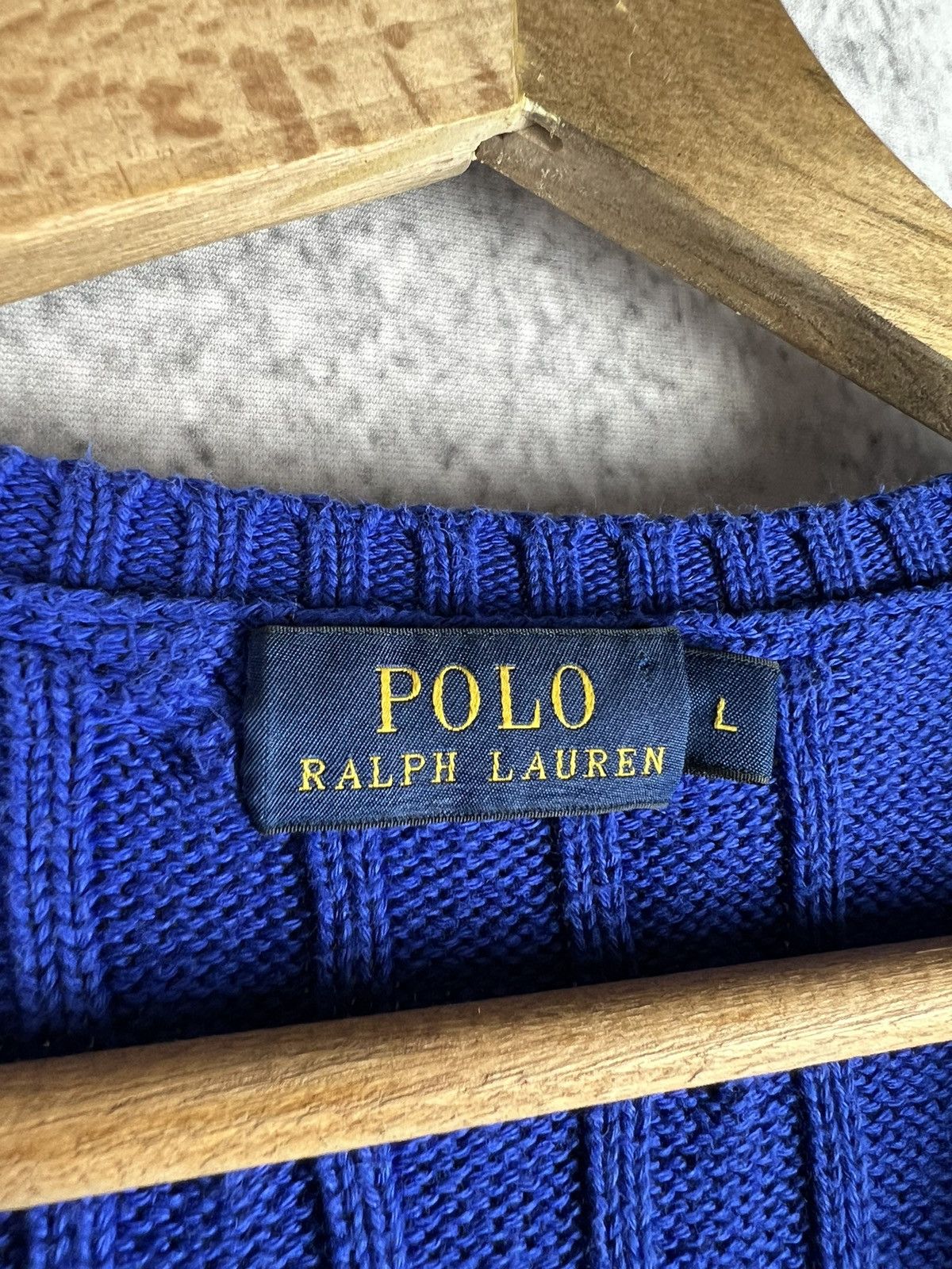 Polo Ralph Lauren Polo Ralph Lauren braid sweater Size L / US 10 / IT 46 - 3 Thumbnail