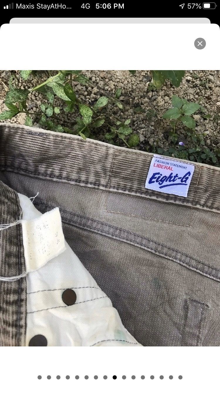 EIGHT-G Eight-G cuderoy pants size 40 Size US 40 / EU 56 - 9 Thumbnail