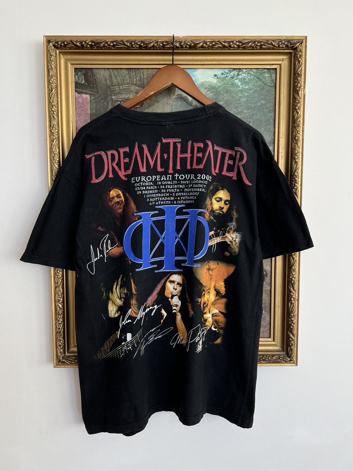Band Tees Vintage 2002 Dream Theater European Tour Faded Tee Size US XL / EU 56 / 4 - 2 Thumbnail