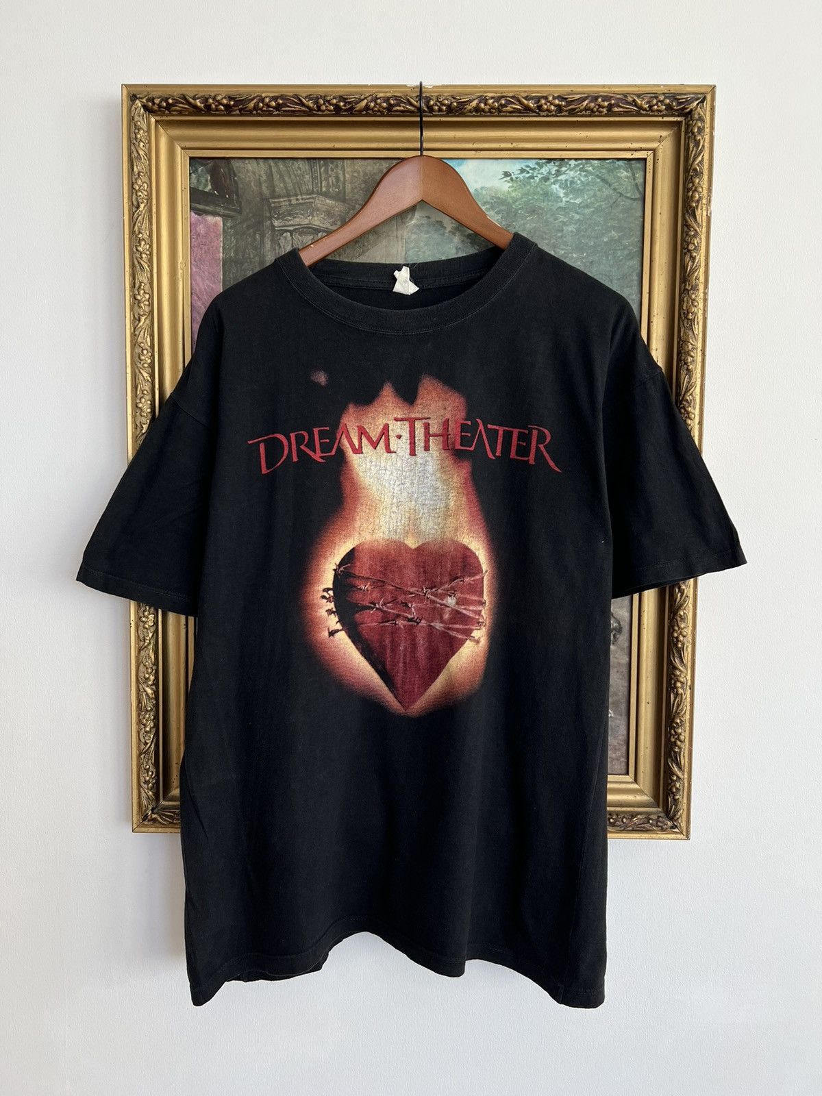 Vintage 2002 Dream Theater European Tour Faded Tee