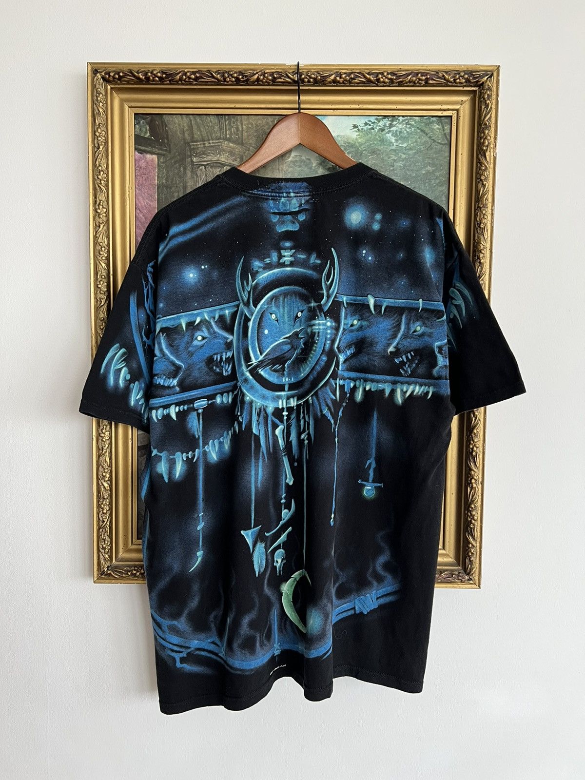 Liquid Blue Vintage 2001 Liquid Blue Wolf All Over Print Streetwear Tee Size US XL / EU 56 / 4 - 2 Thumbnail