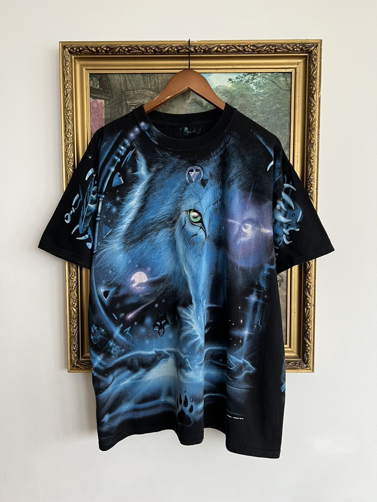 Liquid Blue × Vintage 1994 Travis Scott Liquid Blue Eagle All Over