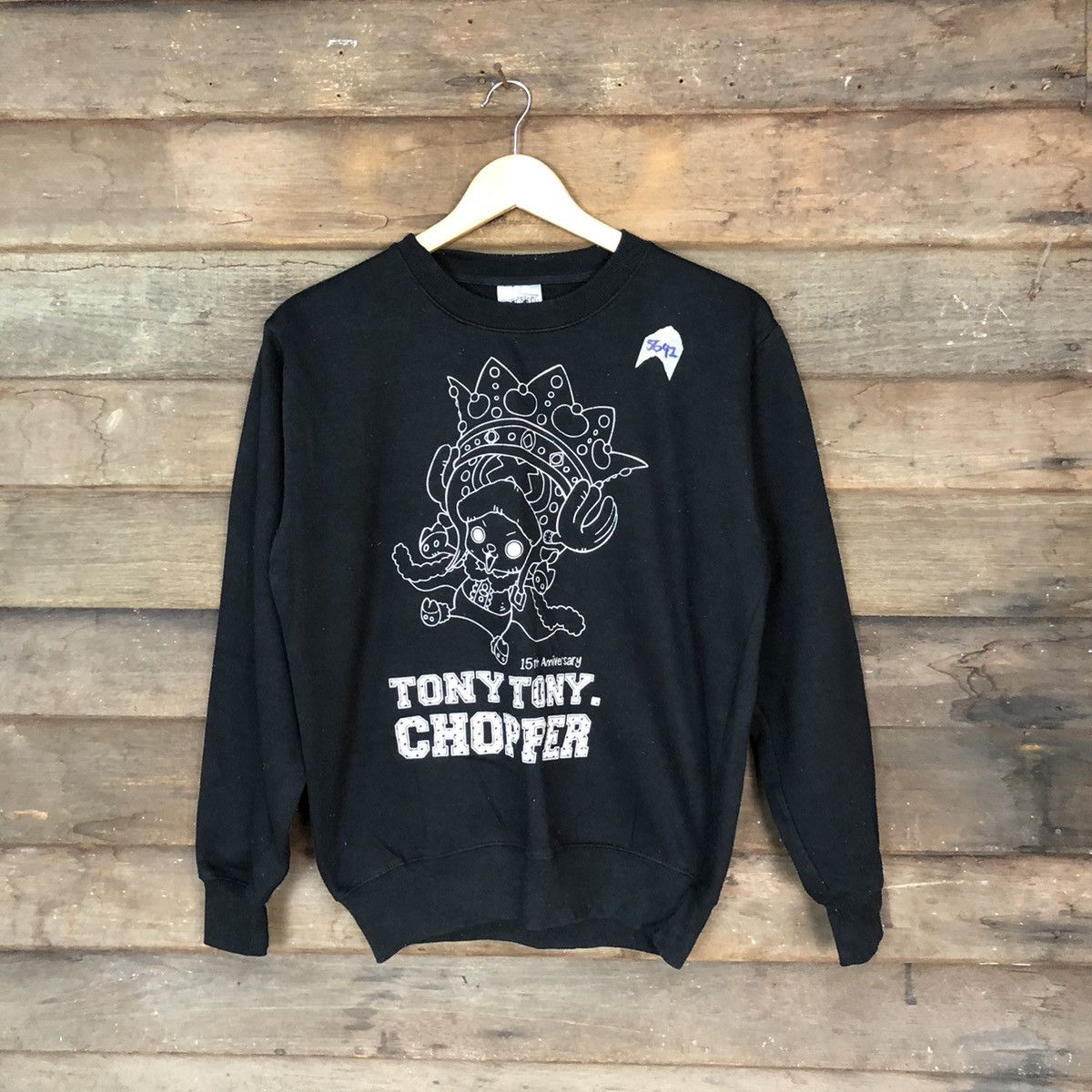 Anime Tony Chopper Anima One Piece Black Sweathshirt #5642 Size US M / EU 48-50 / 2 - 1 Thumbnail