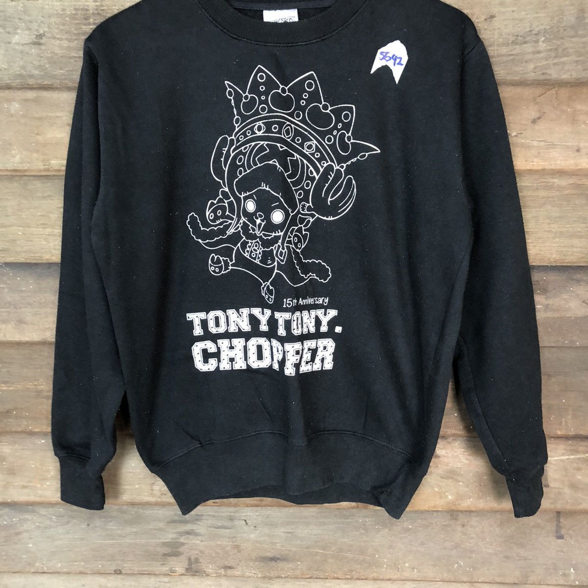 Anime Tony Chopper Anima One Piece Black Sweathshirt #5642 Size US M / EU 48-50 / 2 - 3 Thumbnail