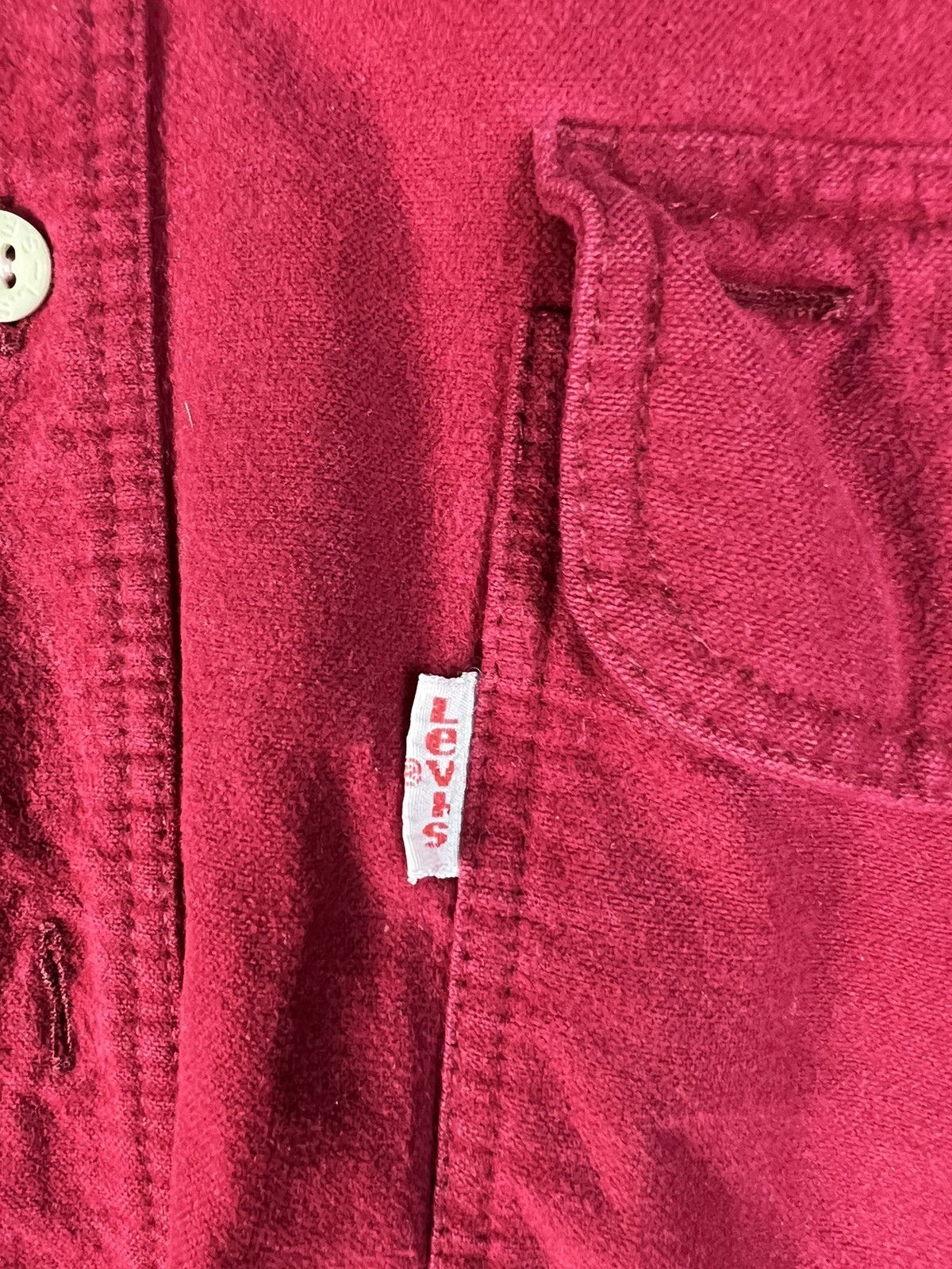 Levi's Levi’s vintage 80s button up red shirt Size US L / EU 52-54 / 3 - 4 Thumbnail