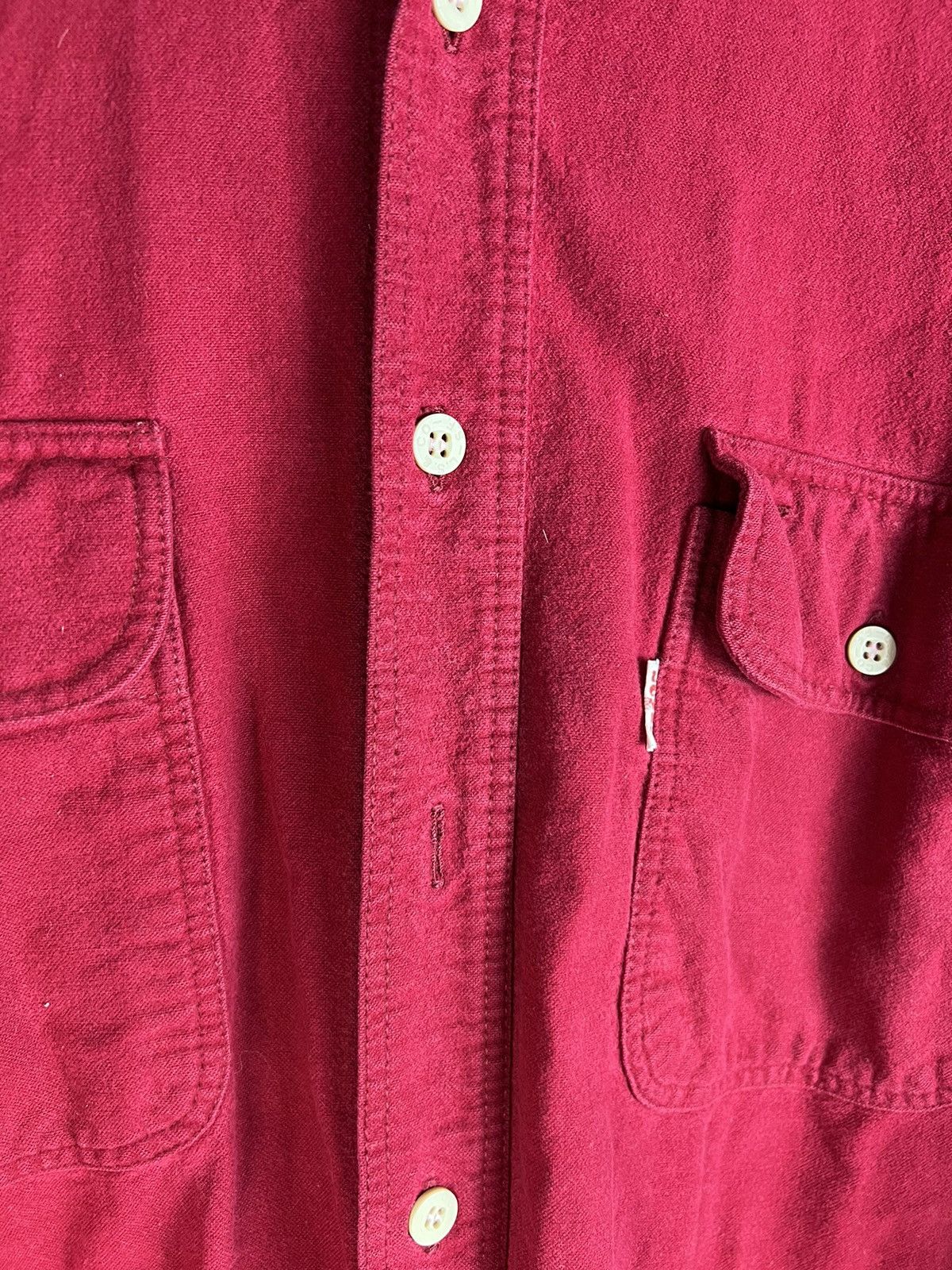 Levi's Levi’s vintage 80s button up red shirt Size US L / EU 52-54 / 3 - 5 Thumbnail