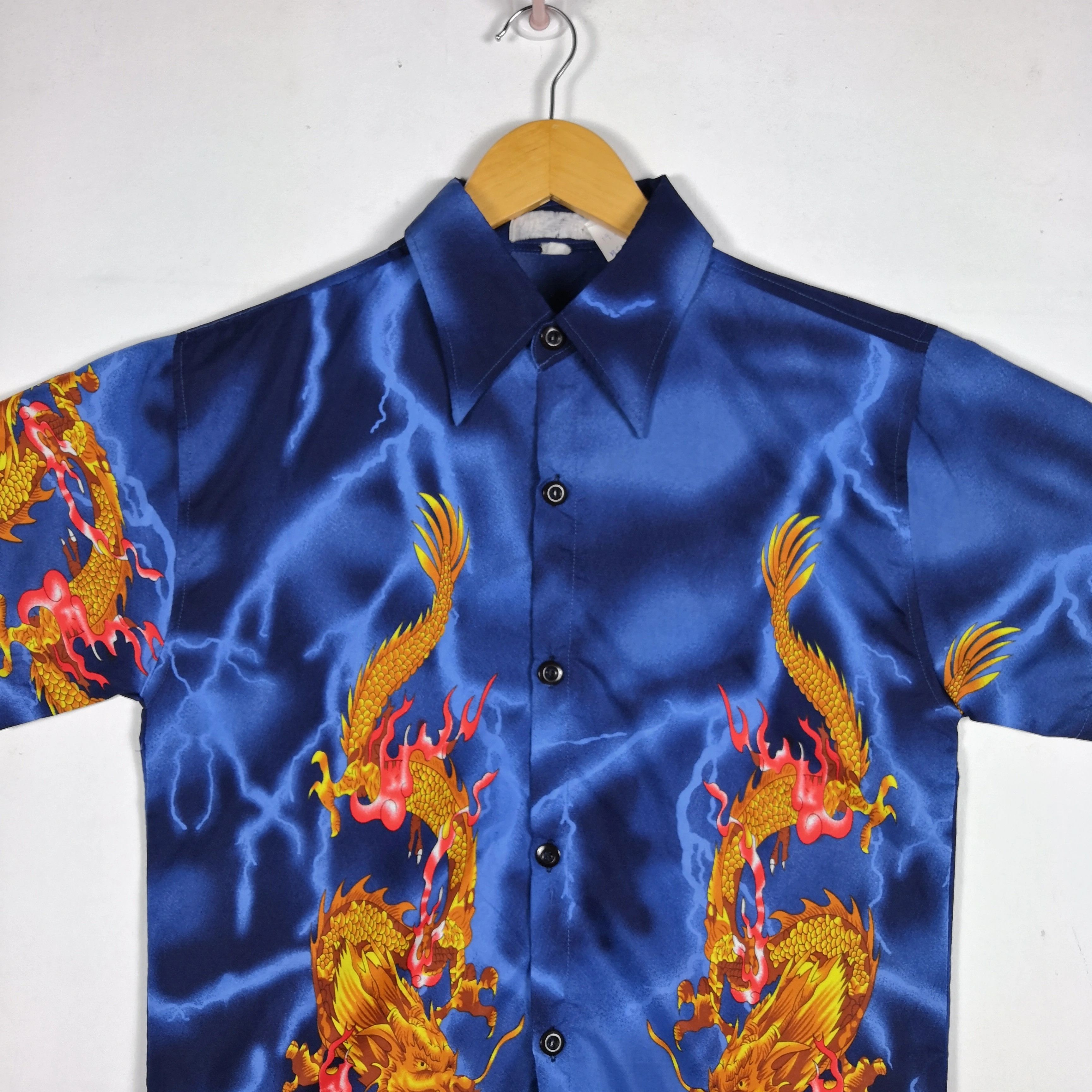 Japanese Brand Vintage Dragon Shirt Japanese Sukajan Shirt 56789 Size US M / EU 48-50 / 2 - 3 Thumbnail