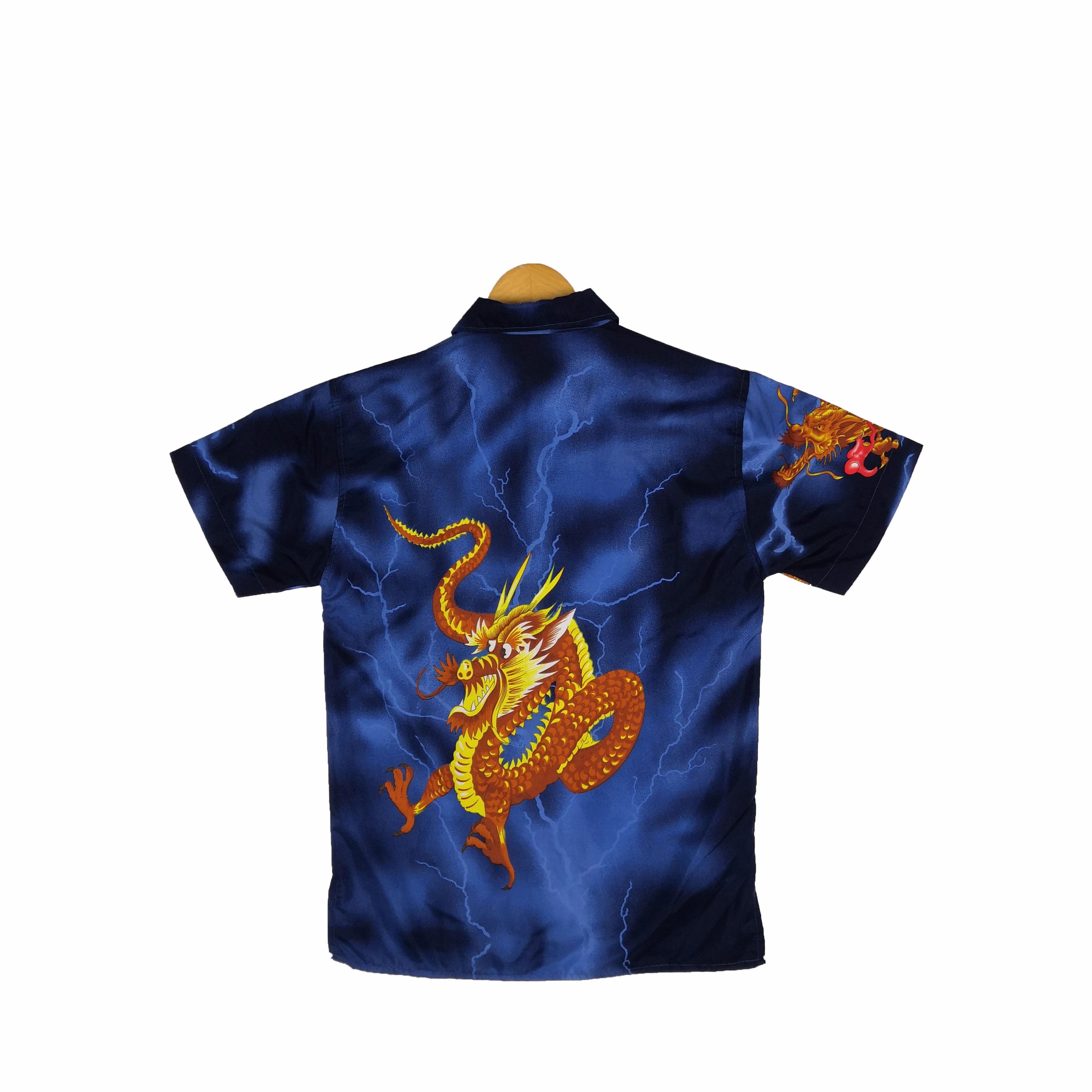 Japanese Brand Vintage Dragon Shirt Japanese Sukajan Shirt 56789 Size US M / EU 48-50 / 2 - 2 Thumbnail