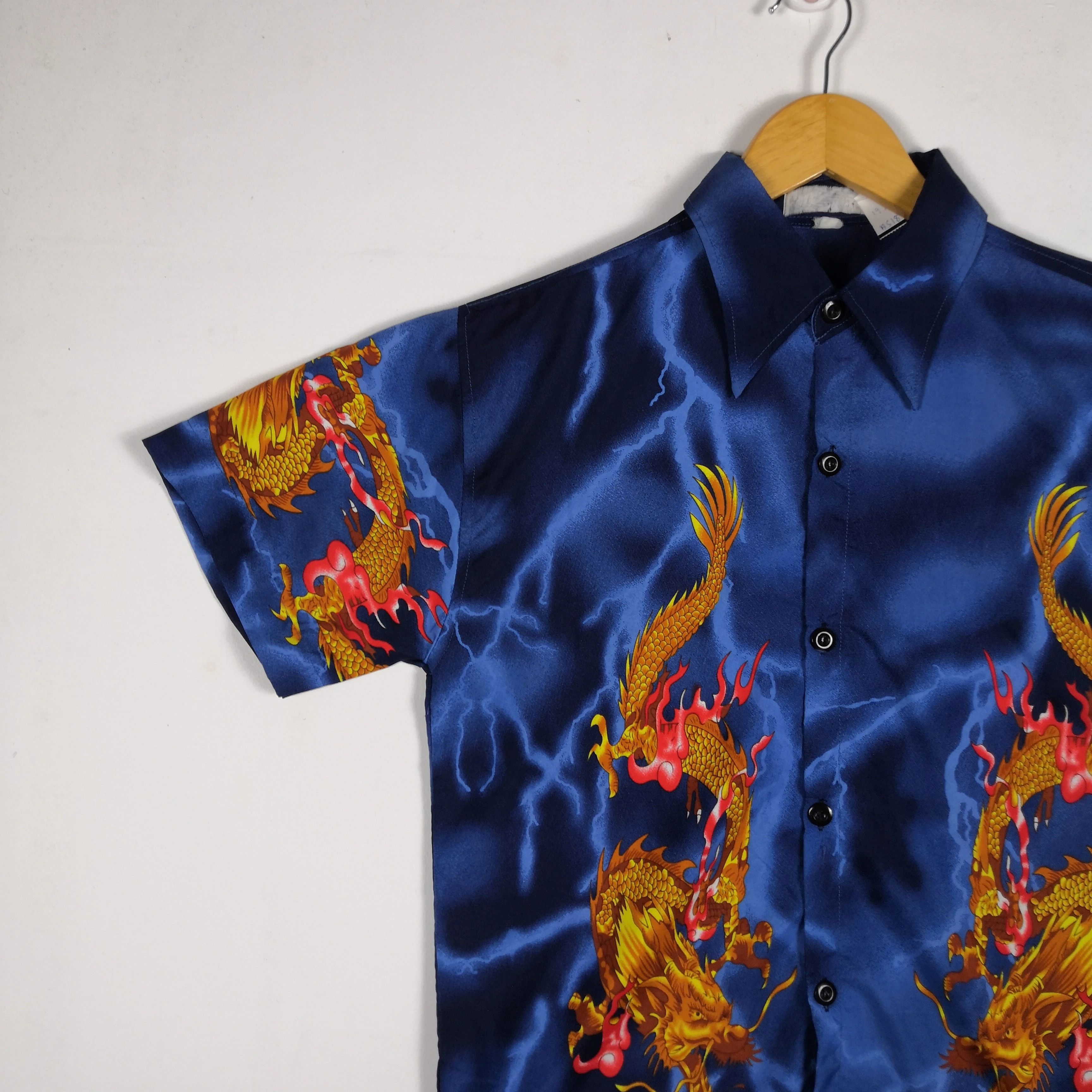 Japanese Brand Vintage Dragon Shirt Japanese Sukajan Shirt 56789 Size US M / EU 48-50 / 2 - 4 Thumbnail
