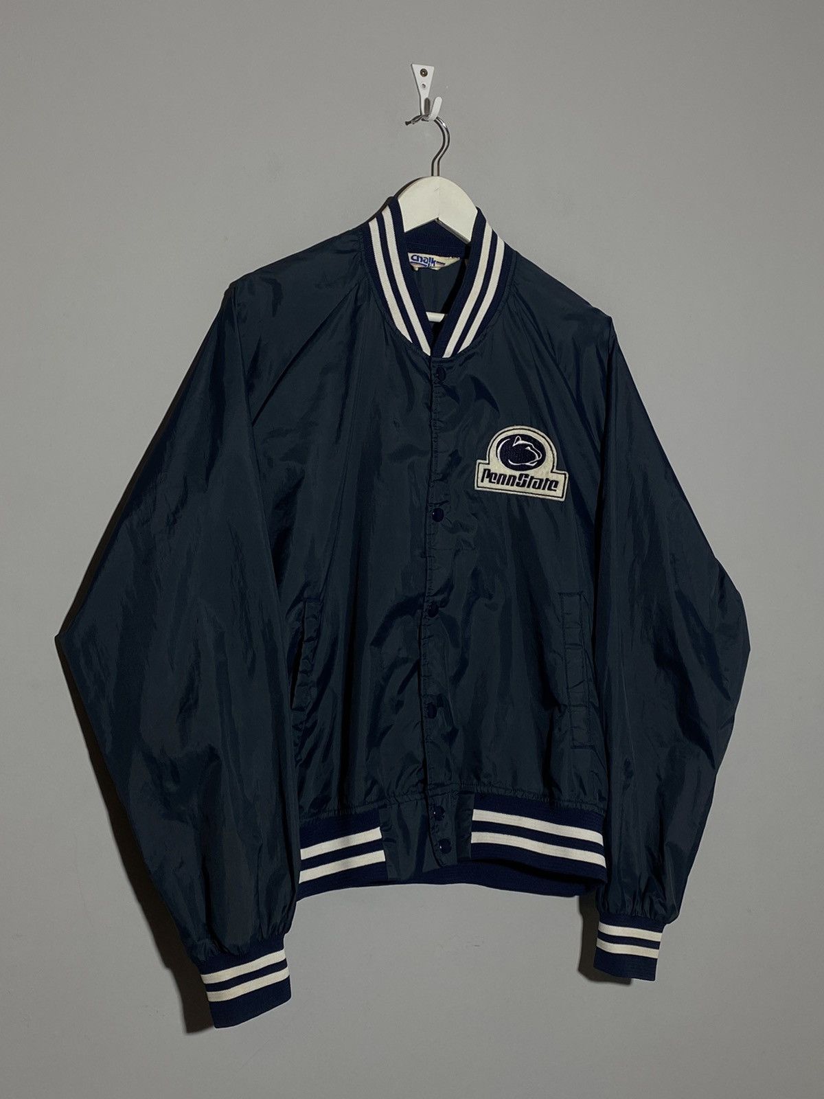 Vintage Penn State vintage made in USA nylon bomber jacket Size US XL / EU 56 / 4 - 2 Thumbnail