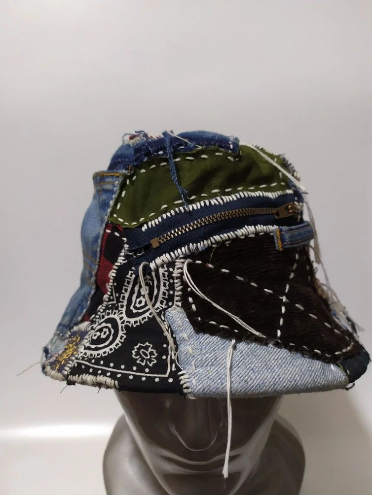 Art Comes First Custom Made Patchwork Bucket Hats Size ONE SIZE - 2 Thumbnail