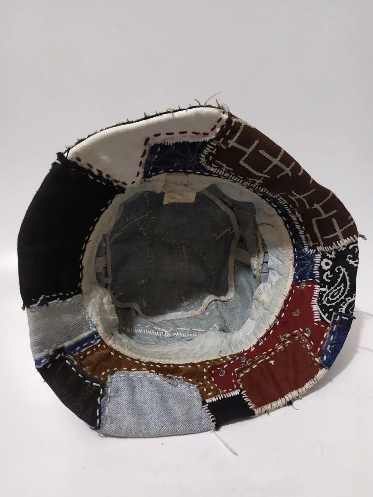 Art Comes First Custom Made Patchwork Bucket Hats Size ONE SIZE - 9 Thumbnail
