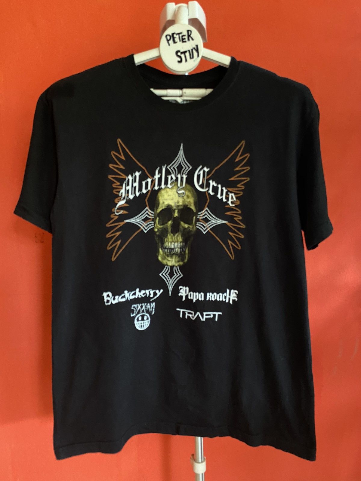 Band Tees 🔥 Motley Crue Cruefest 2008 Black Shirt Size US L / EU 52-54 / 3 - 1 Thumbnail