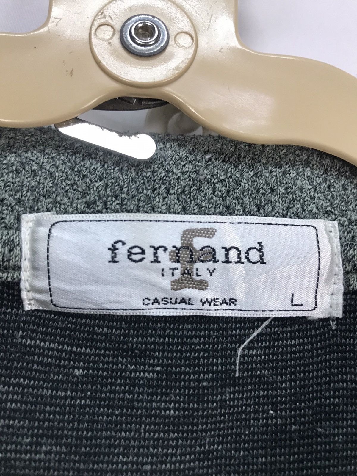 Japanese Brand × Vintage Vintage fernand Italy half button up polos sweatshirt Size US L / EU 52-54 / 3 - 3 Thumbnail