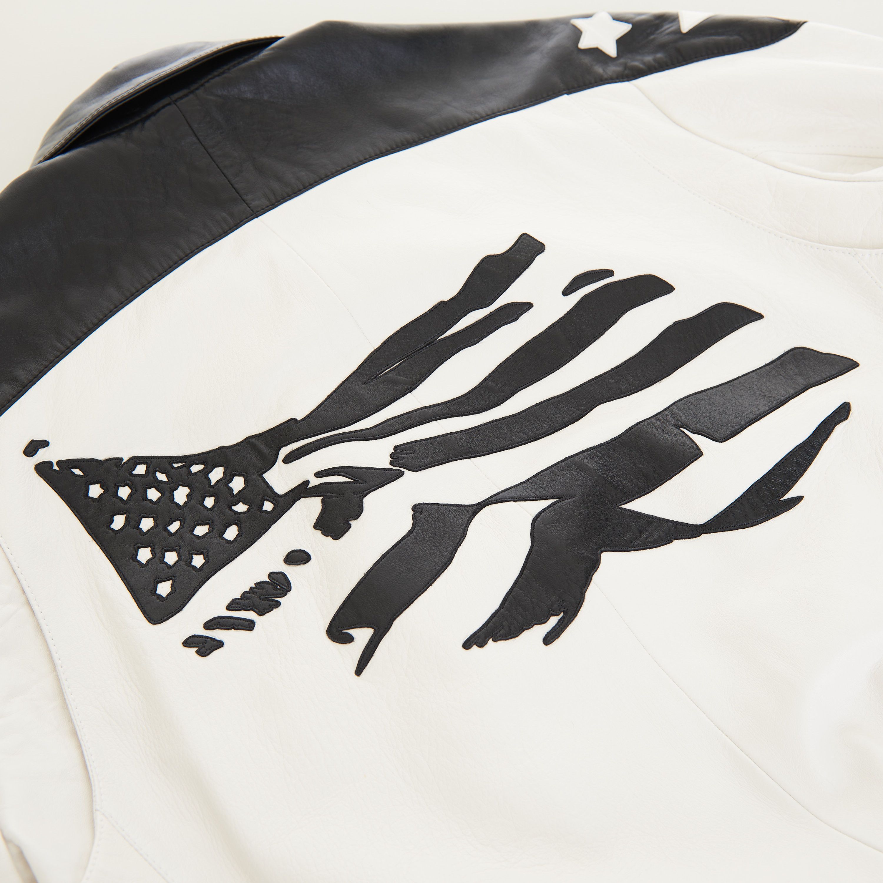 Celine Two-toned Teddy Jacket In Soft Lambskin With “Flag” Patch Size US M / EU 48-50 / 2 - 13 Thumbnail