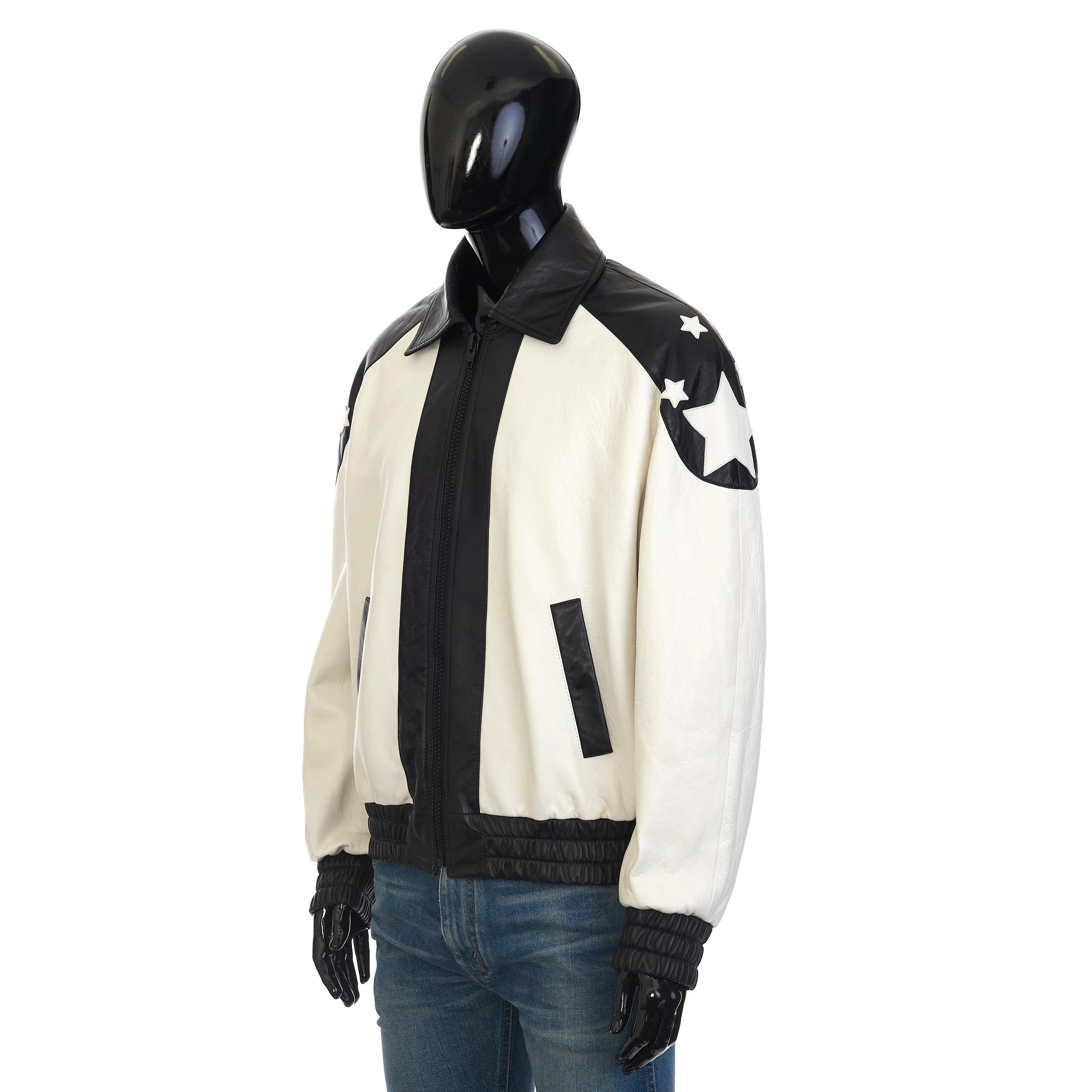 Celine Two-toned Teddy Jacket In Soft Lambskin With “Flag” Patch Size US M / EU 48-50 / 2 - 3 Thumbnail