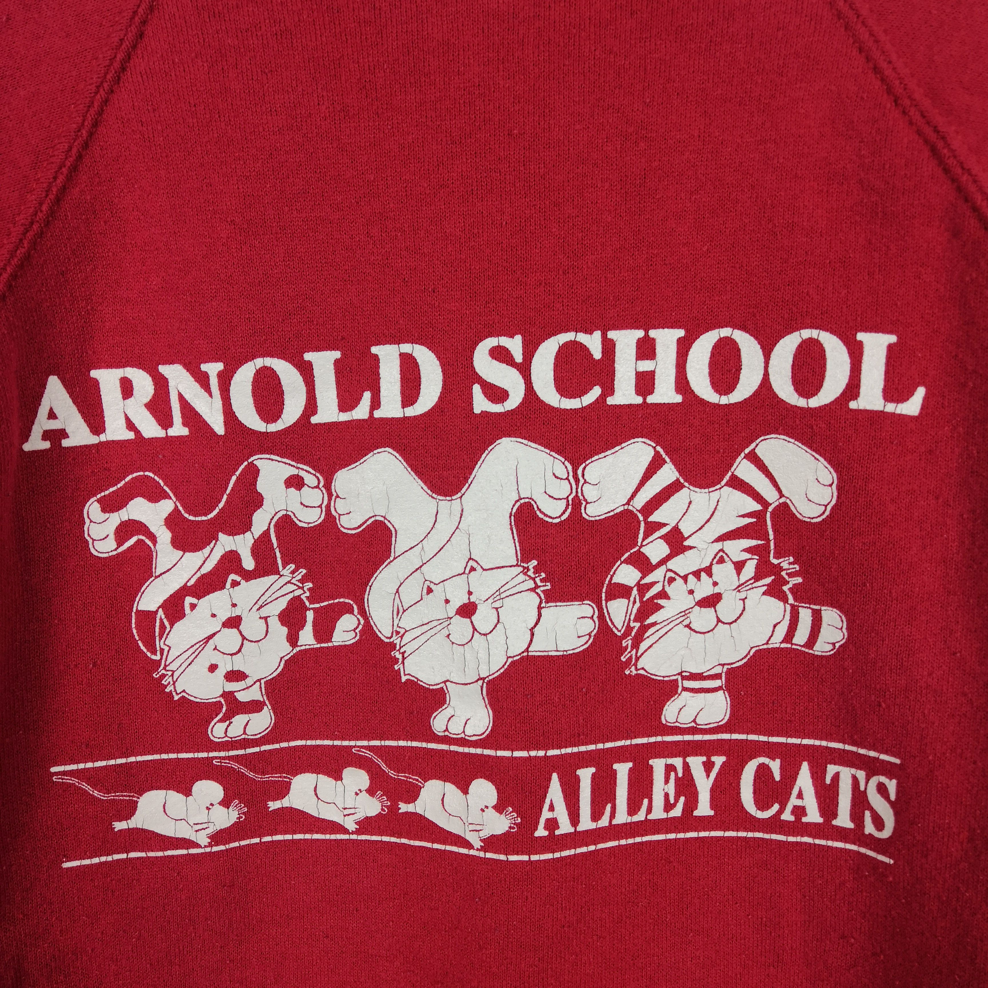 If Six Was Nine × Vintage Vintage Alley Cats Arnold School Sweatshirt Crewneck Sweater Size US S / EU 44-46 / 1 - 5 Thumbnail