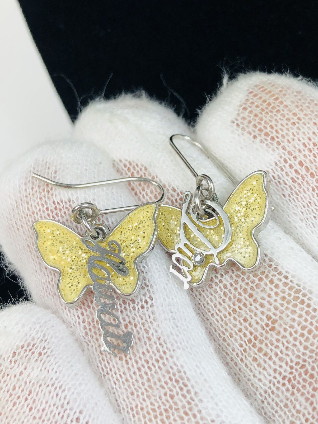 Dior Dior hawaii butterfly earrings Grailed