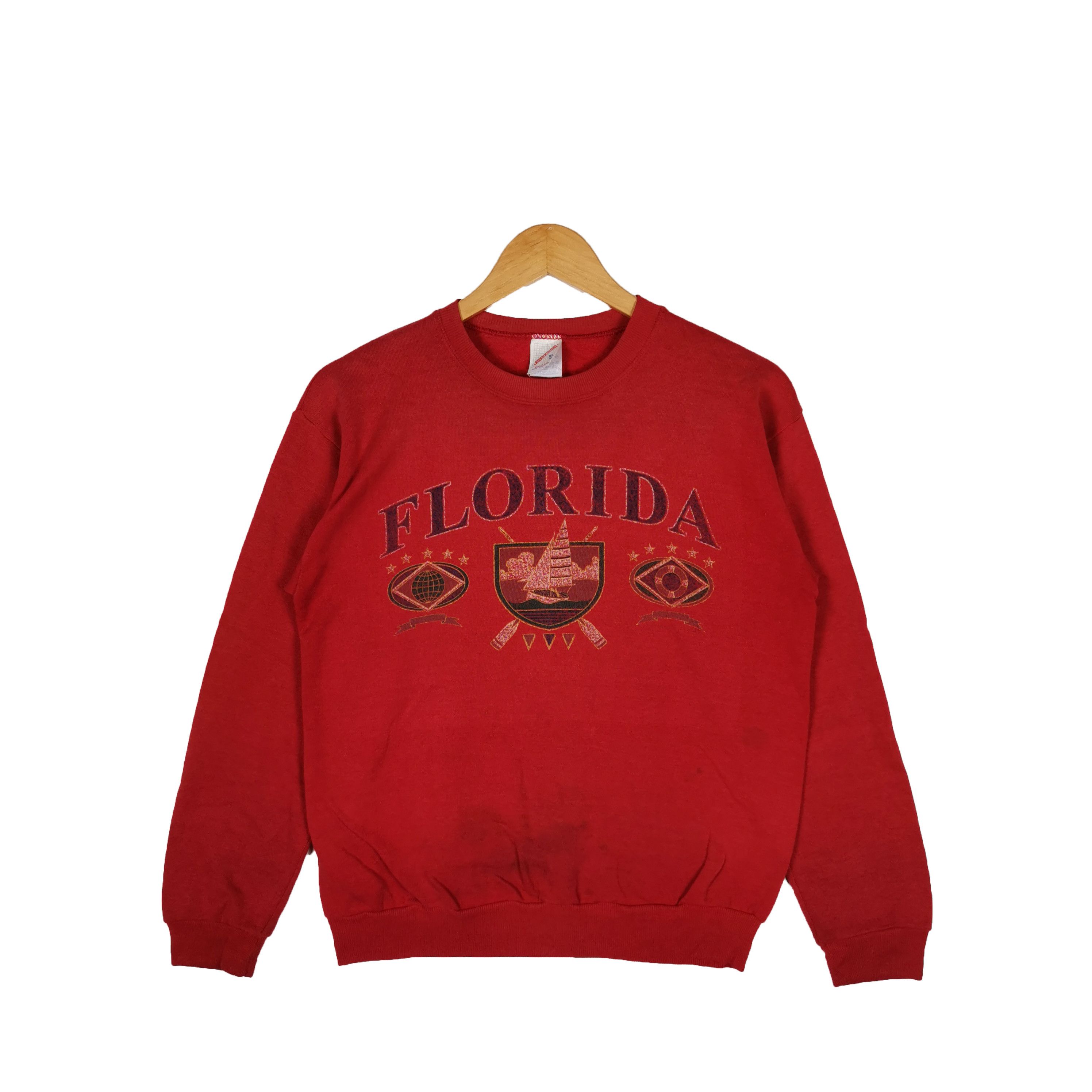 Vintage Florida Sweatshirt Jumper Pullover Crewneck Sweater