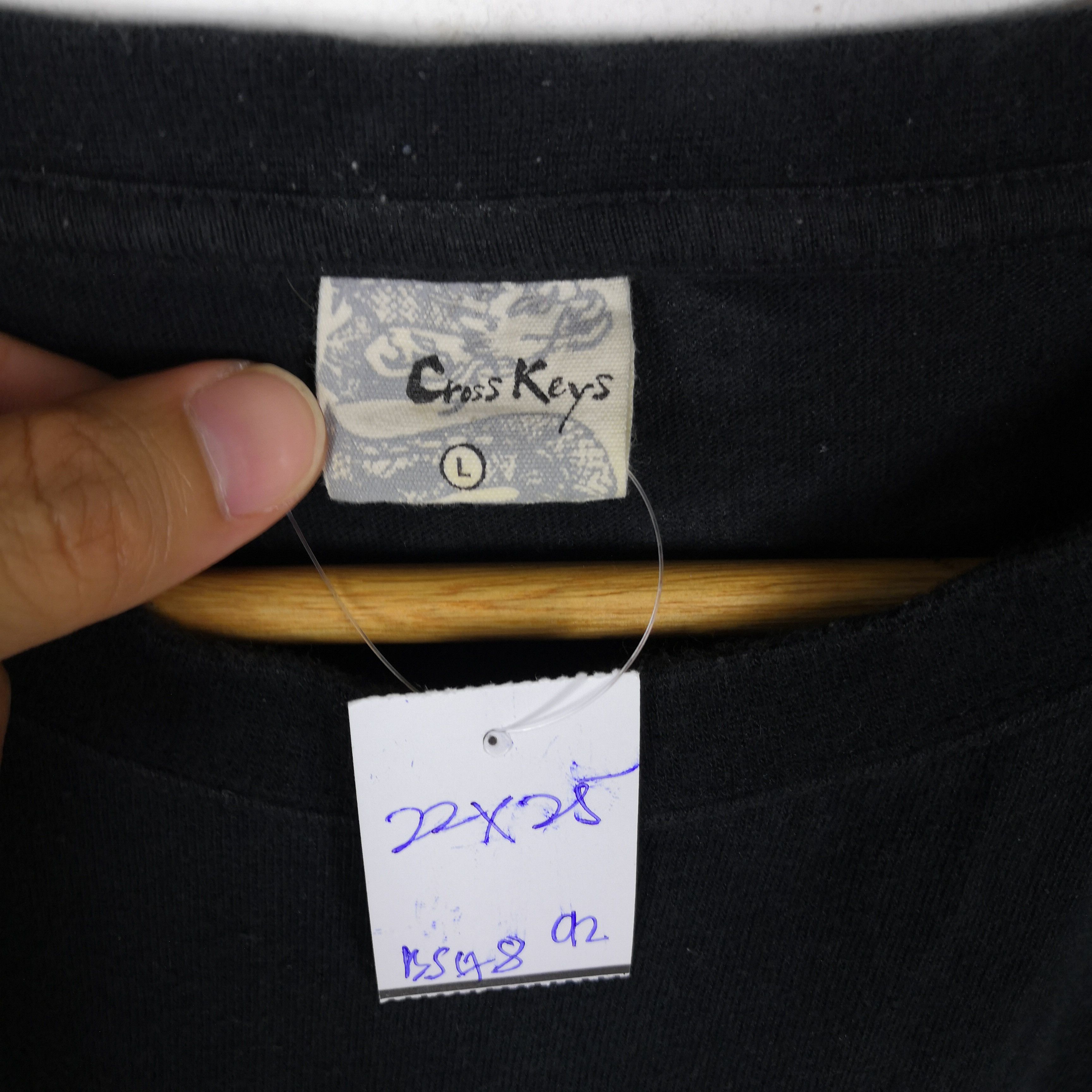 Japanese Brand Sukajan T-Shirt Fish Embroidery Japanese 56789 Size US L / EU 52-54 / 3 - 9 Thumbnail
