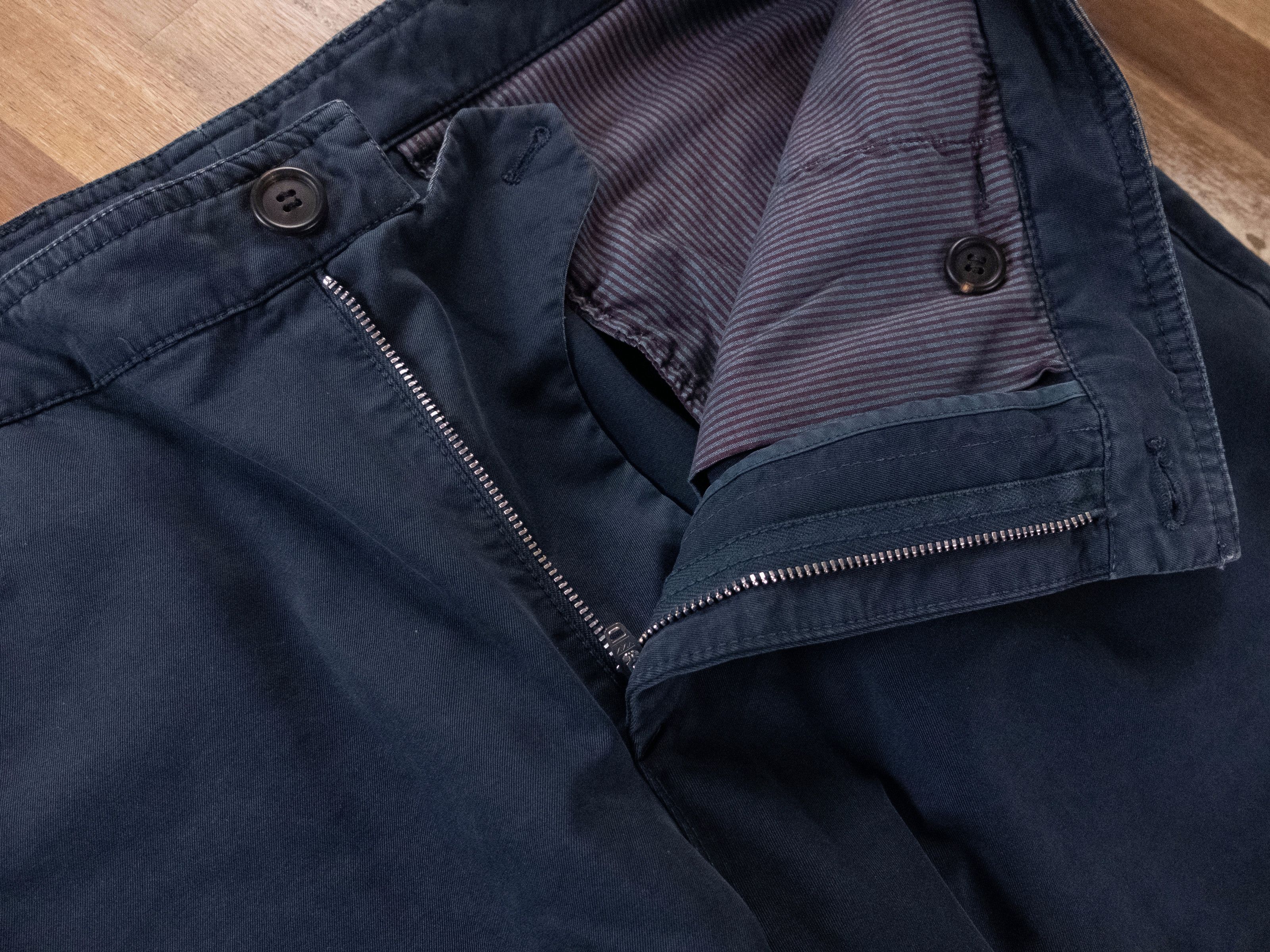 Brunello Cucinelli BRUNELLO CUCINELLI navy blue chino pants trousers 38 54 Size US 38 / EU 54 - 4 Thumbnail