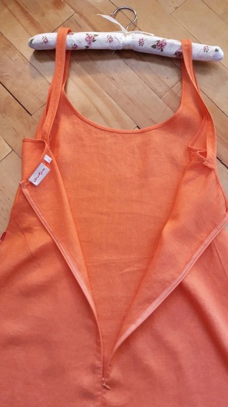 Vintage 100% Linen Dress Vintage Grunge 2000s Top quality y2k Size M / US 6-8 / IT 42-44 - 4 Thumbnail