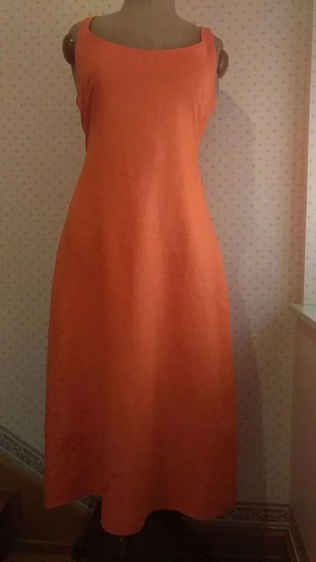 Vintage 100% Linen Dress Vintage Grunge 2000s Top quality y2k Size M / US 6-8 / IT 42-44 - 11 Thumbnail