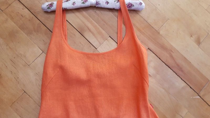 Vintage 100% Linen Dress Vintage Grunge 2000s Top quality y2k Size M / US 6-8 / IT 42-44 - 3 Thumbnail