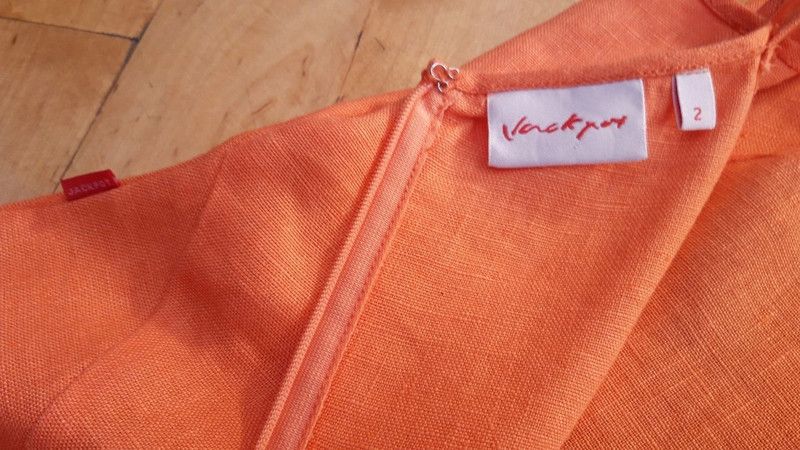 Vintage 100% Linen Dress Vintage Grunge 2000s Top quality y2k Size M / US 6-8 / IT 42-44 - 5 Thumbnail