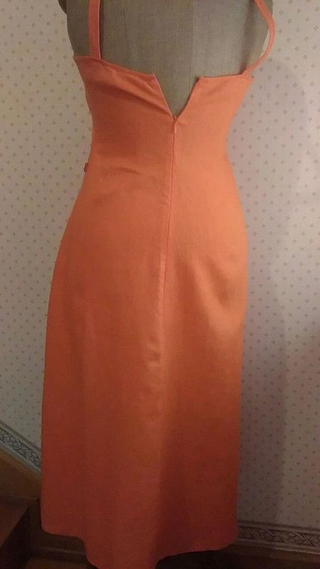 Vintage 100% Linen Dress Vintage Grunge 2000s Top quality y2k Size M / US 6-8 / IT 42-44 - 7 Thumbnail