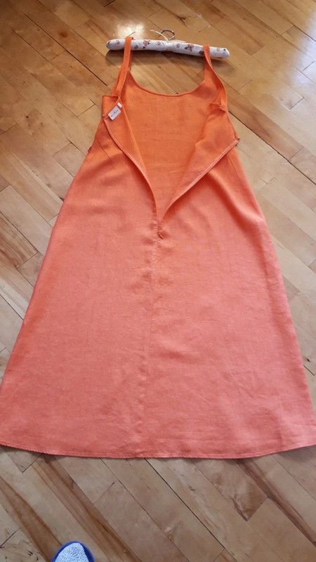 Vintage 100% Linen Dress Vintage Grunge 2000s Top quality y2k Size M / US 6-8 / IT 42-44 - 9 Thumbnail