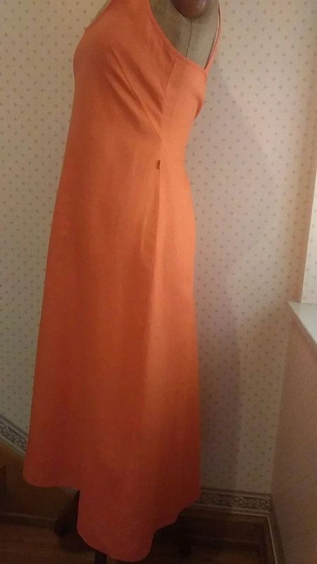 Vintage 100% Linen Dress Vintage Grunge 2000s Top quality y2k Size M / US 6-8 / IT 42-44 - 10 Thumbnail