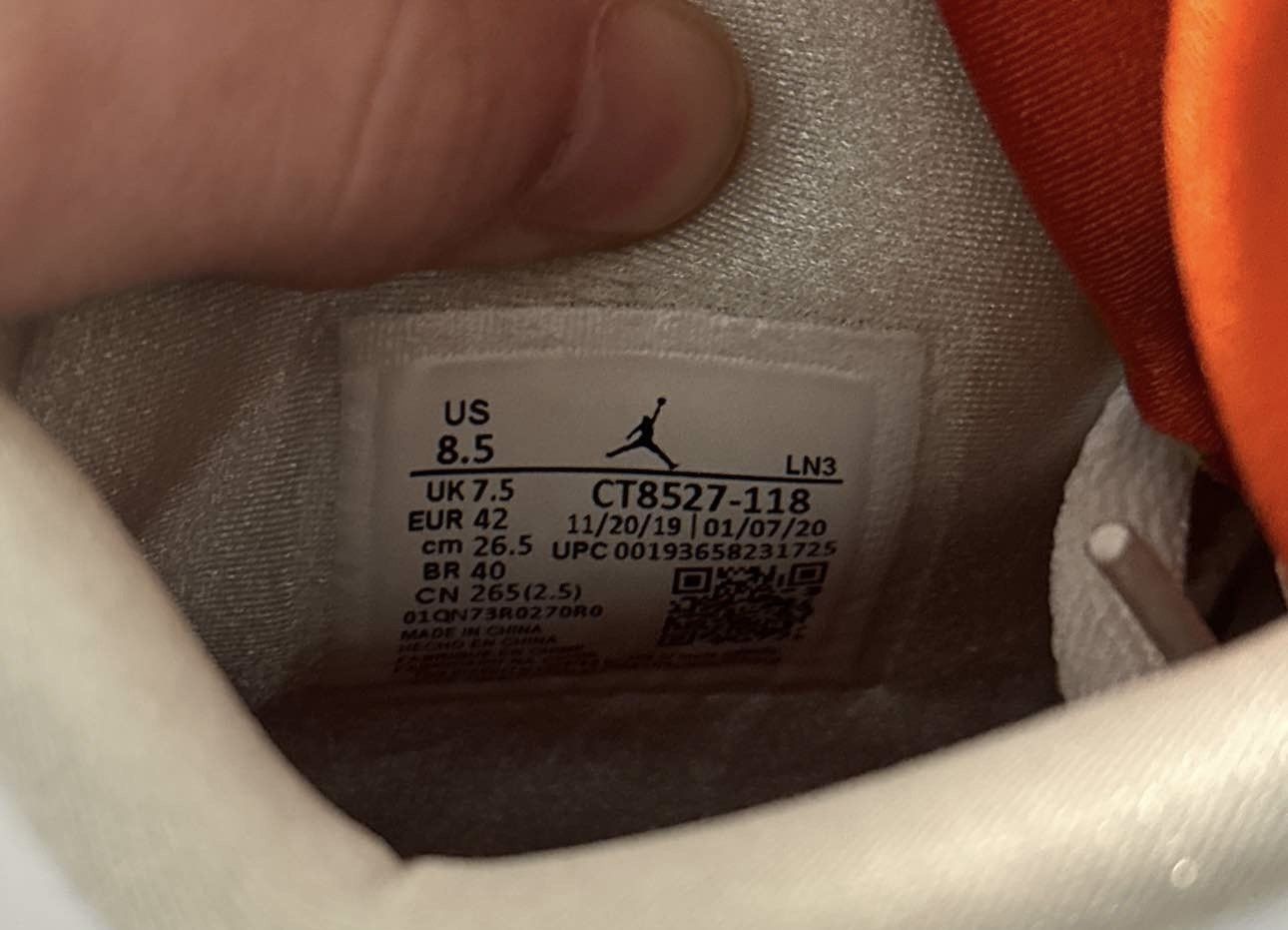 Jordan Brand Jordan 4 Retro Orange Metallic size 8.5 Size US 8.5 / EU 41-42 - 6 Thumbnail