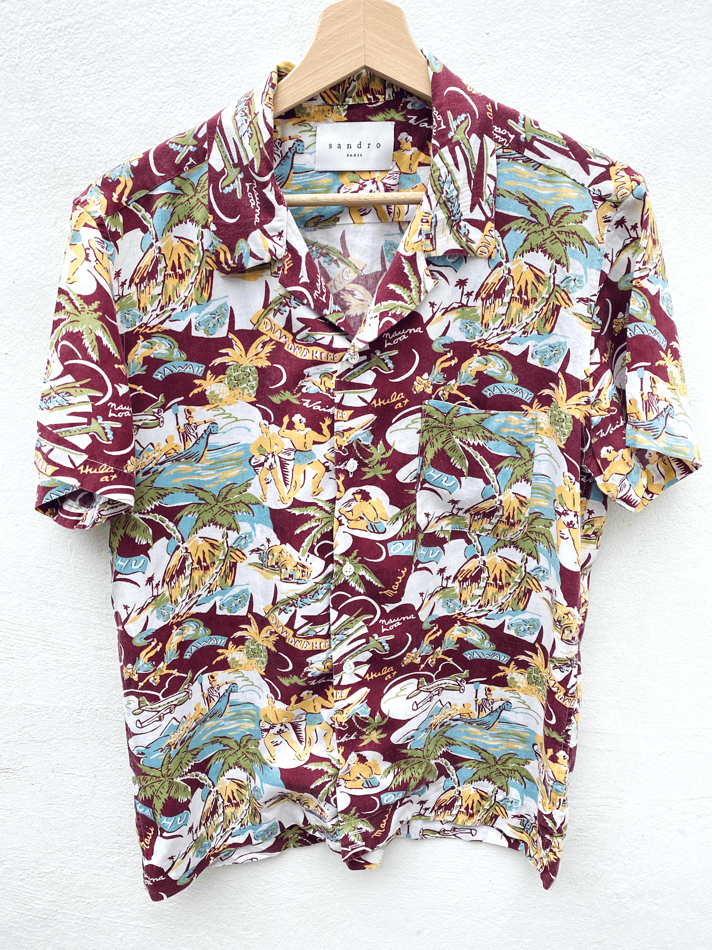 Sandro Hawaiian / Floral Shirt Size US S / EU 44-46 / 1 - 1 Thumbnail